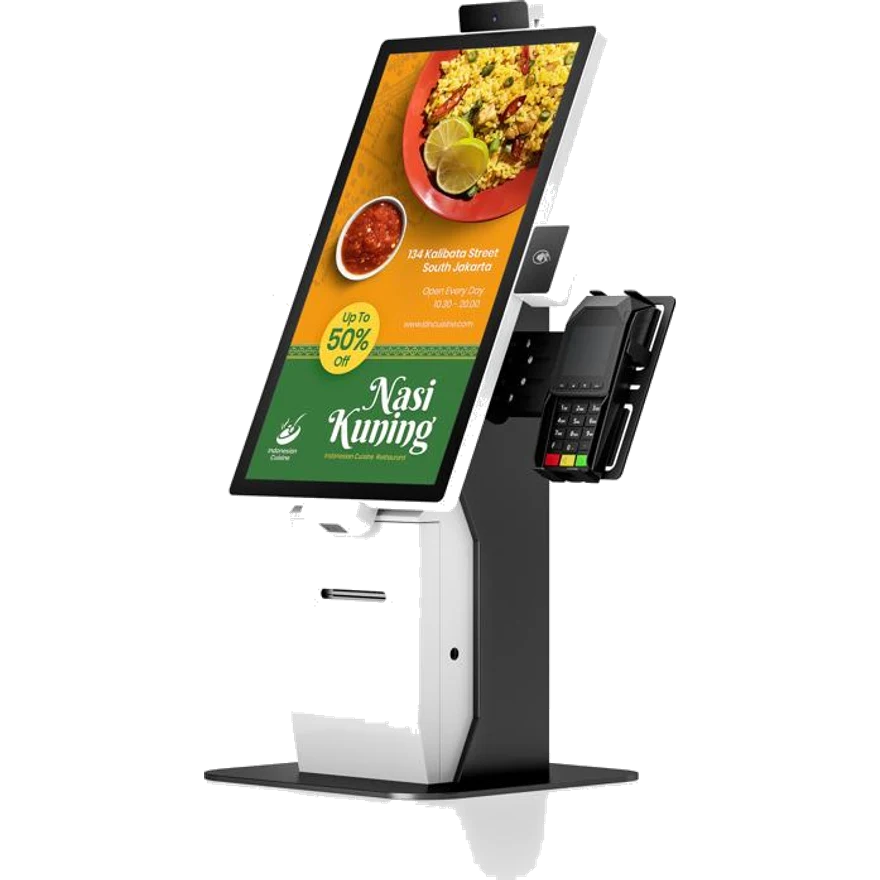 Borne AkmaBorne modulaire de comptoir, 15,6 pouces